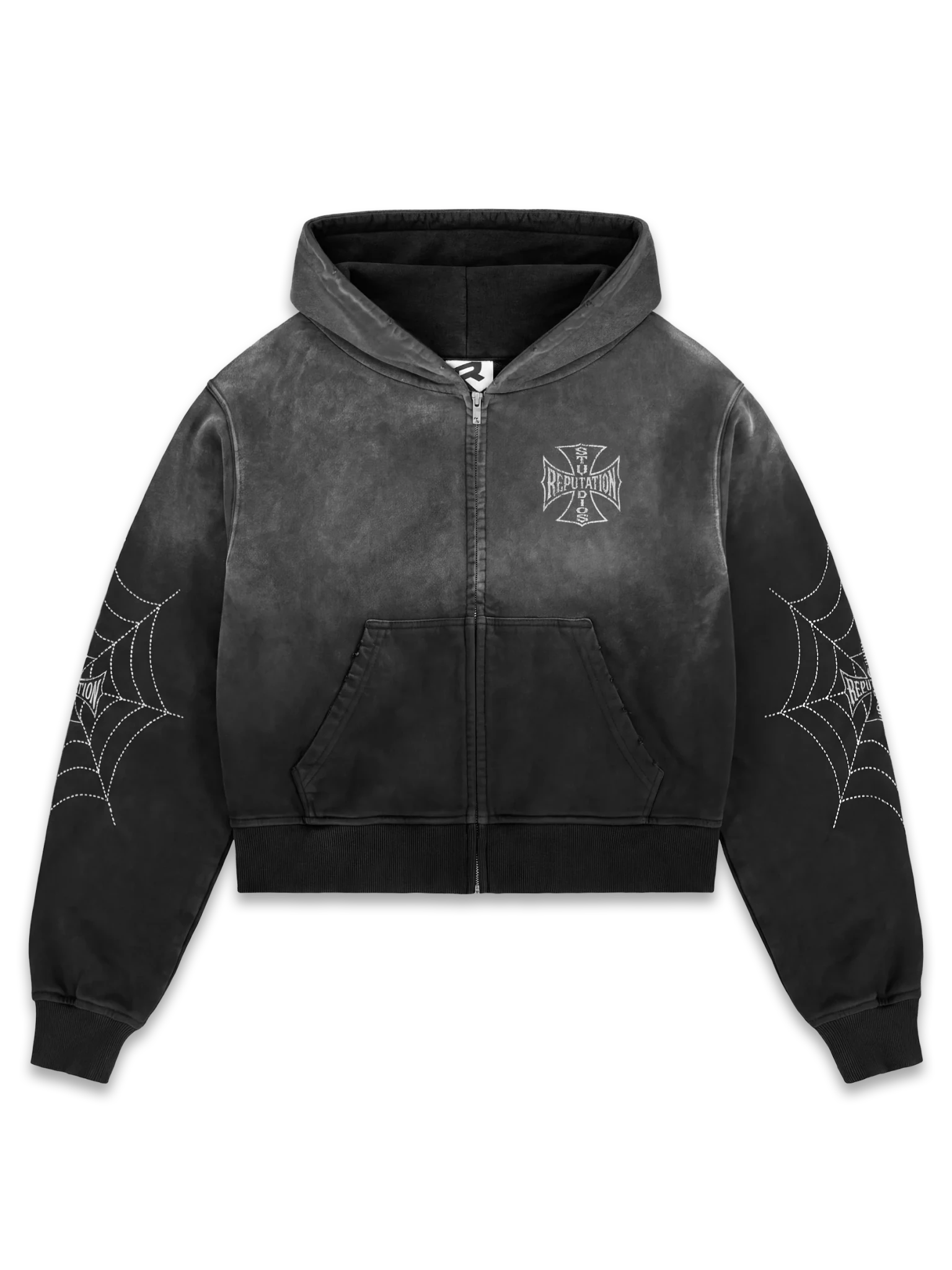 Spider Hoodie - Black - Reputation Studios
