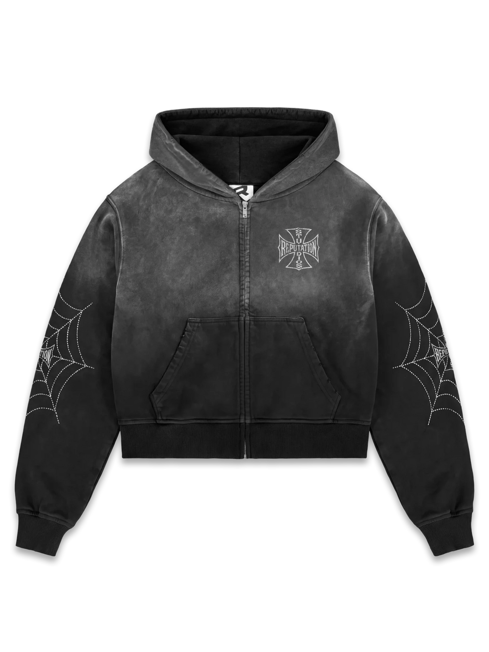 Spider Hoodie - Black - Reputation Studios