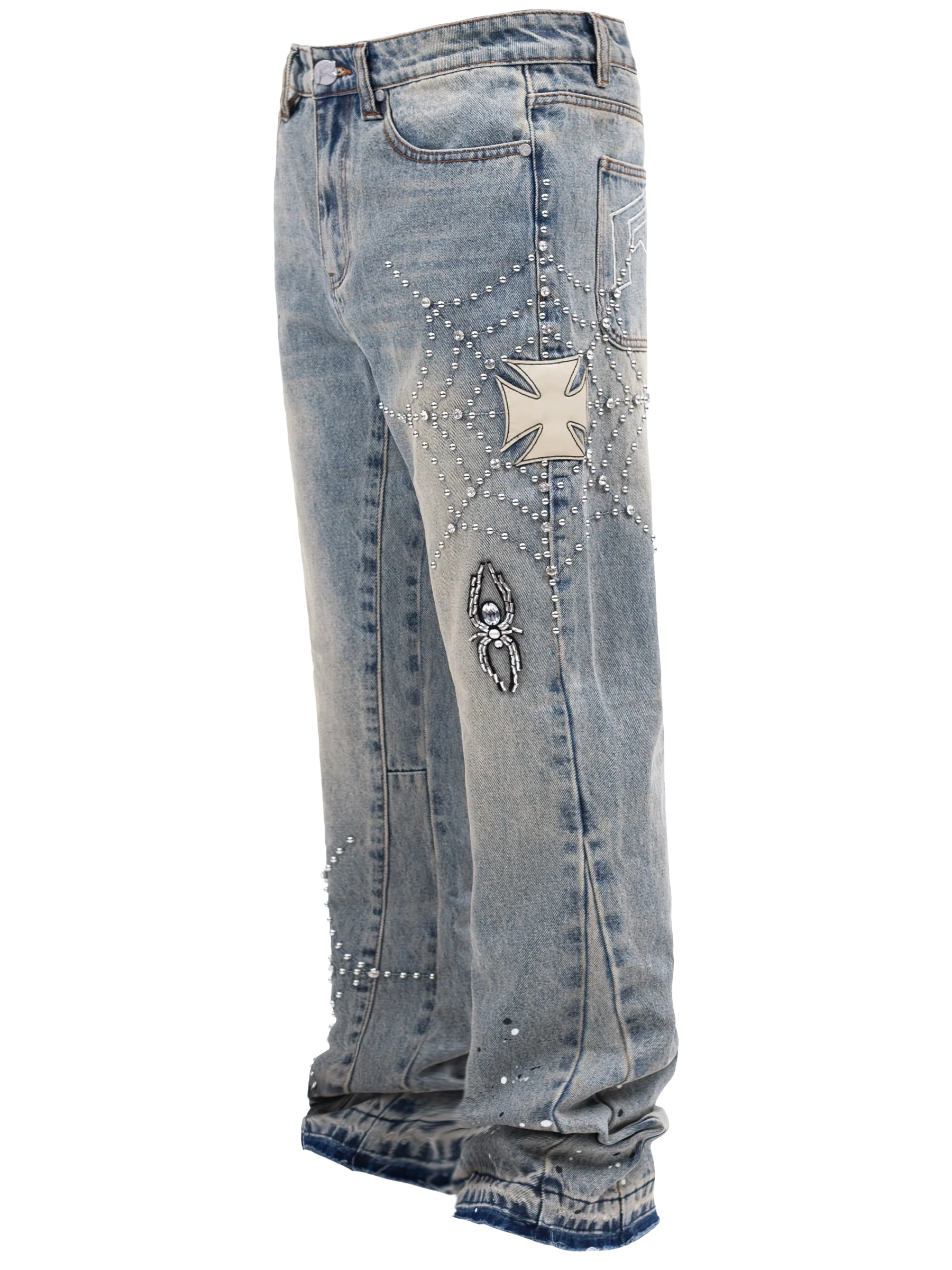 Spider Denim - Cream Wash
