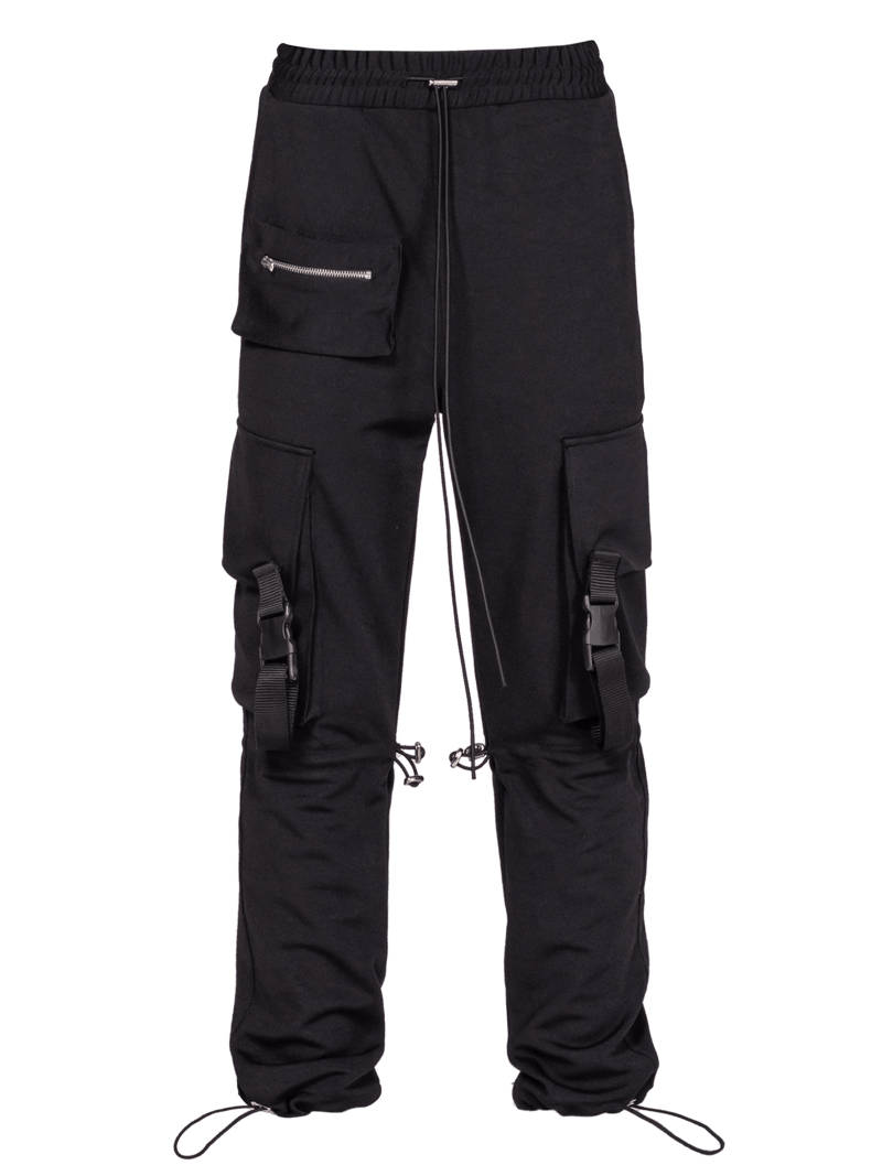Sports Cargo Pants - Black