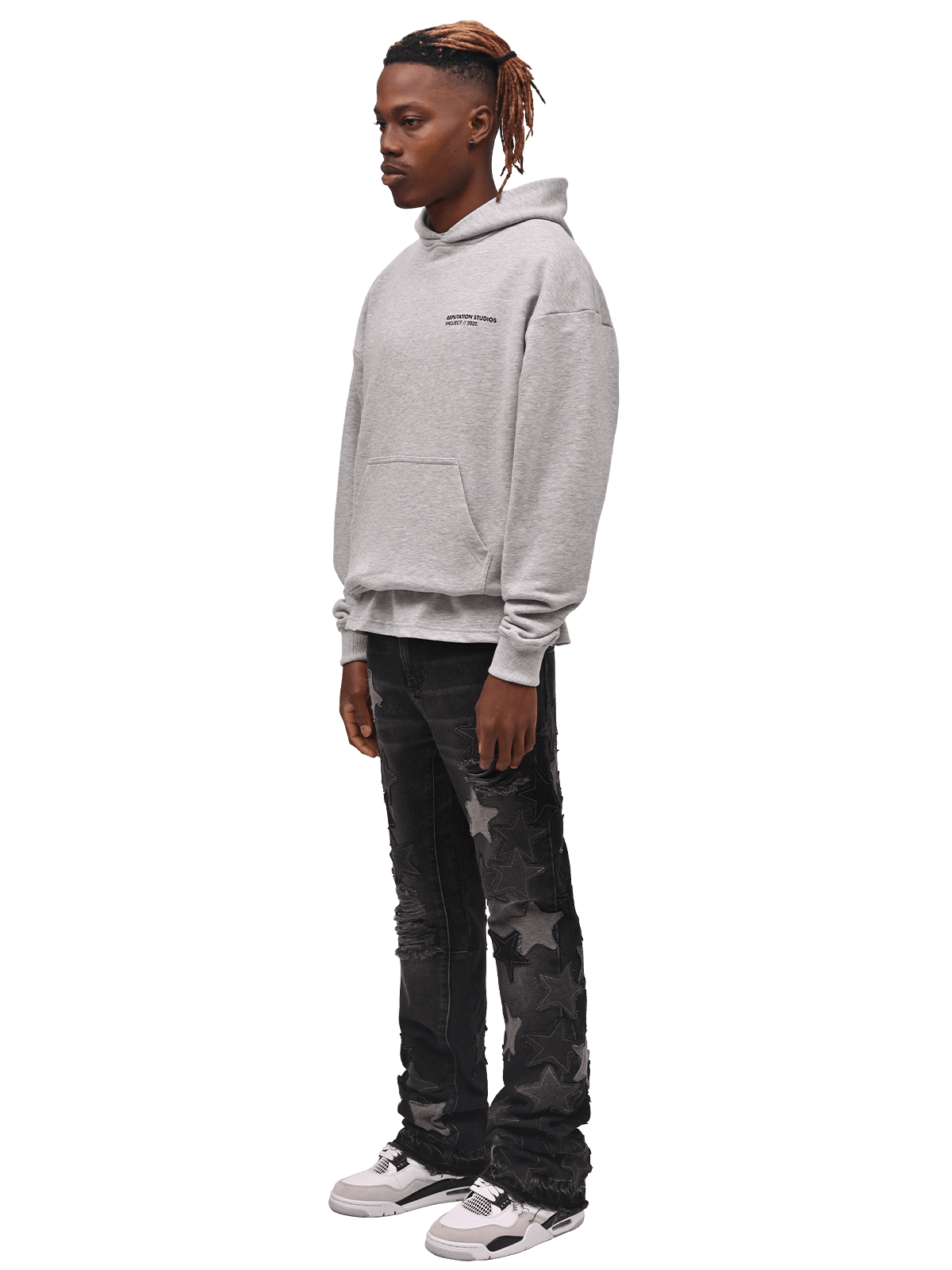 Star Flare Denim - Black - Reputation Studios