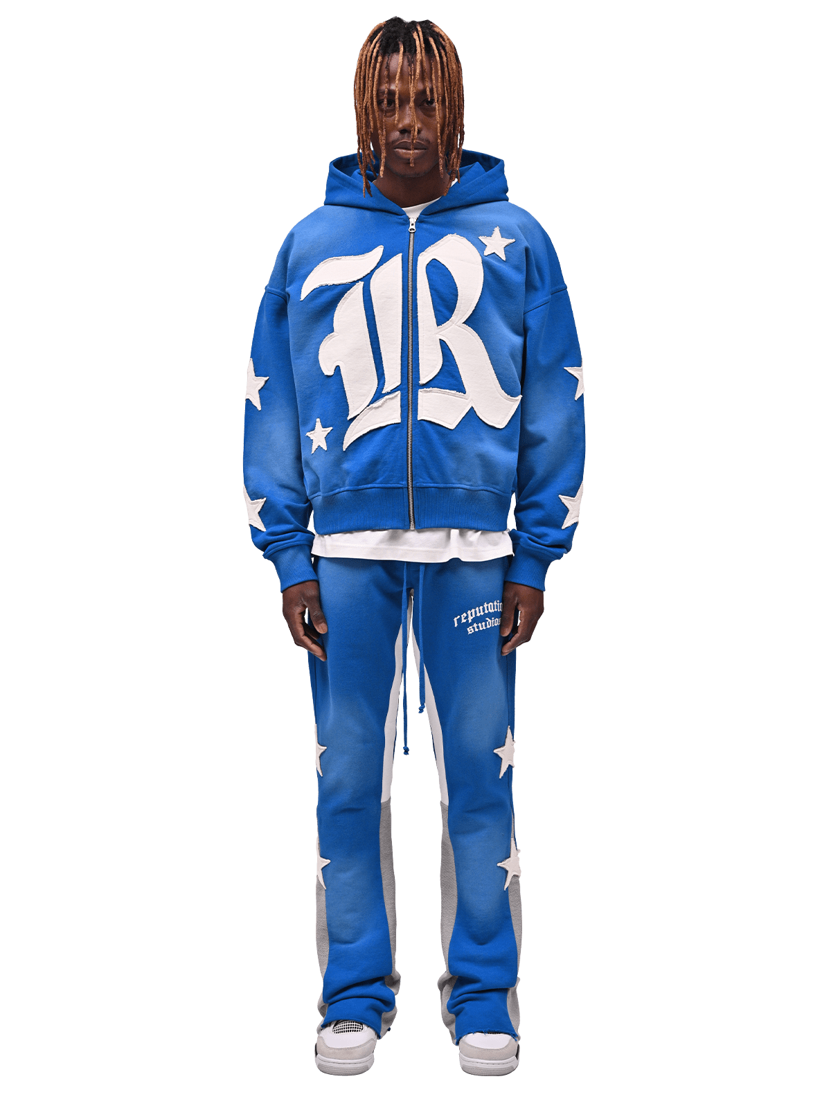 Sun Fade Hoodie - Royal Blue - Reputation Studios