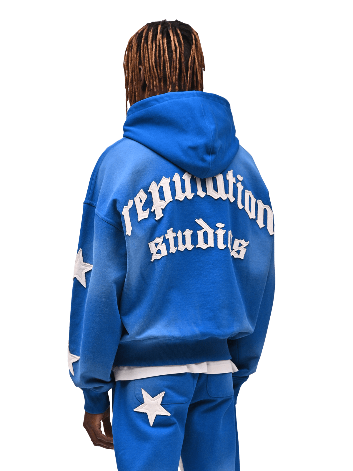 Sun Fade Hoodie - Royal Blue - Reputation Studios