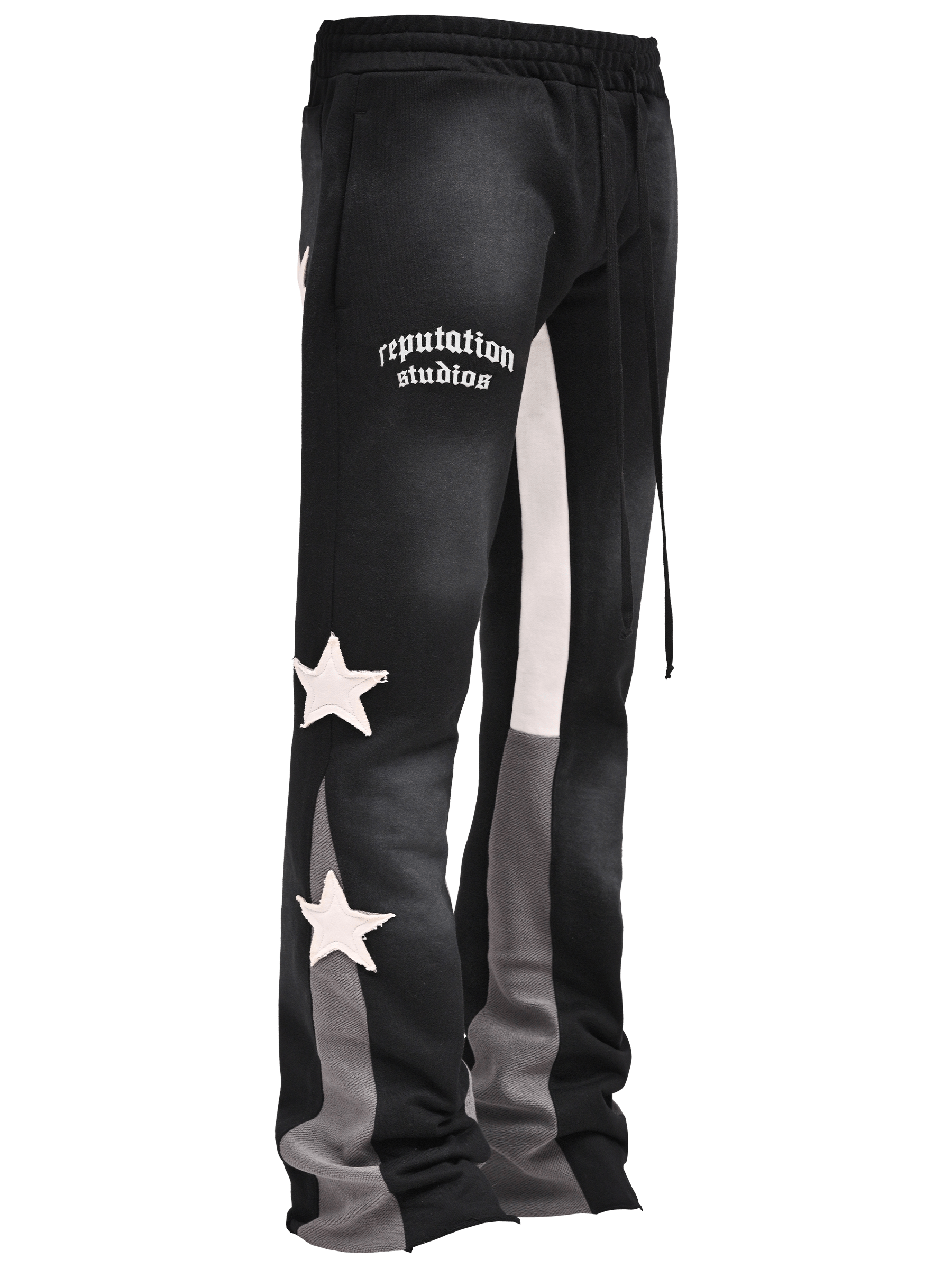 Sun Fade Flare Sweatpants - Black