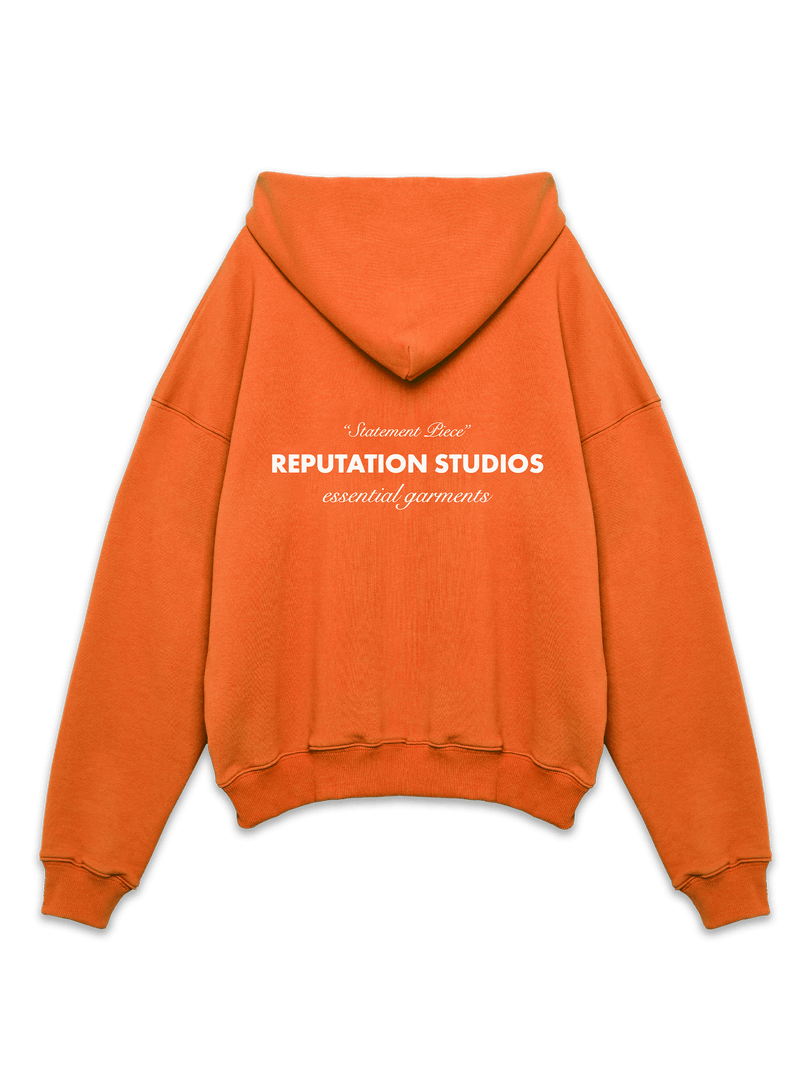 "Statement Piece" Hoodie - Tangerine