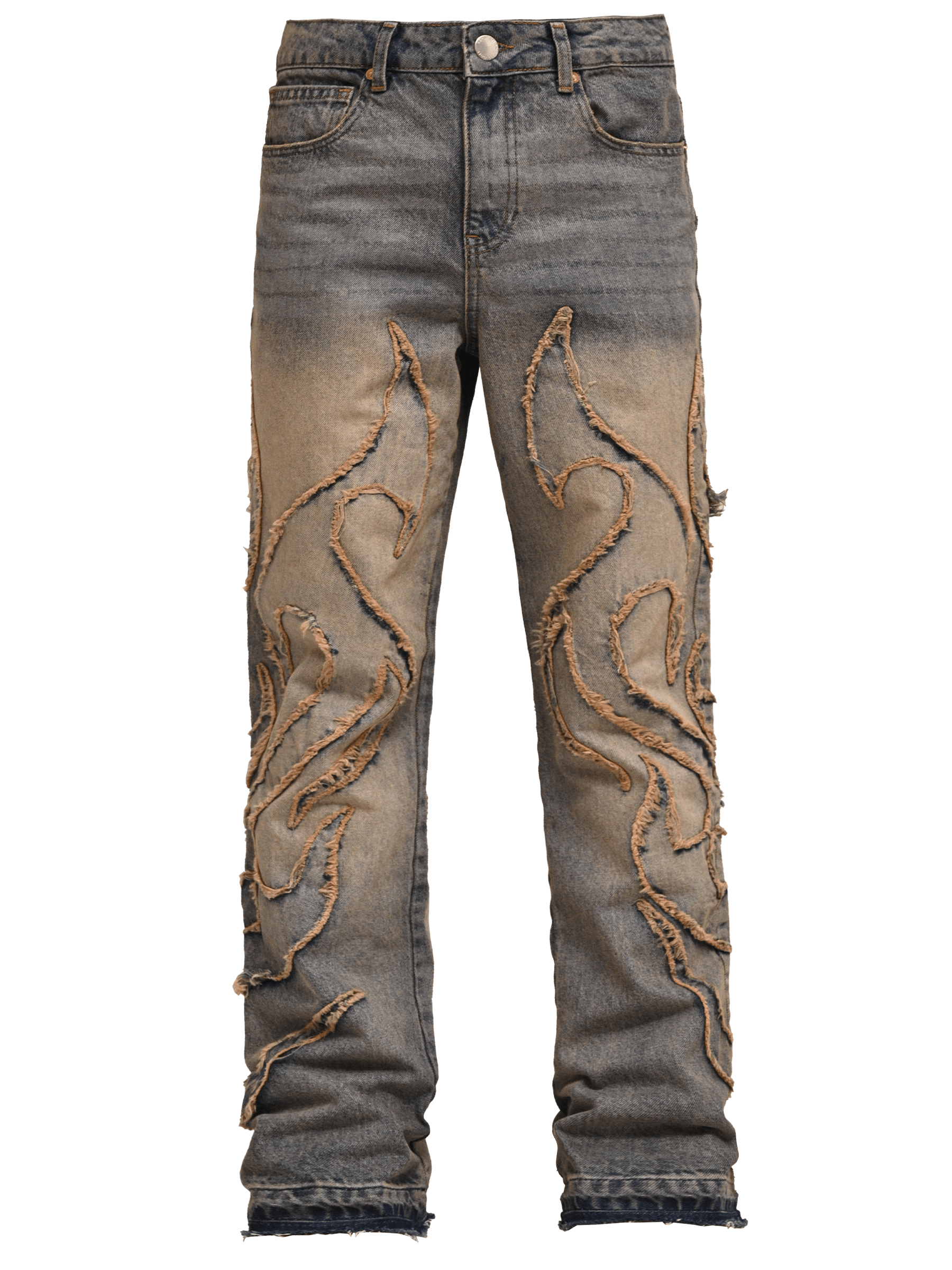 Tribal Flare Denim - Cream Wash