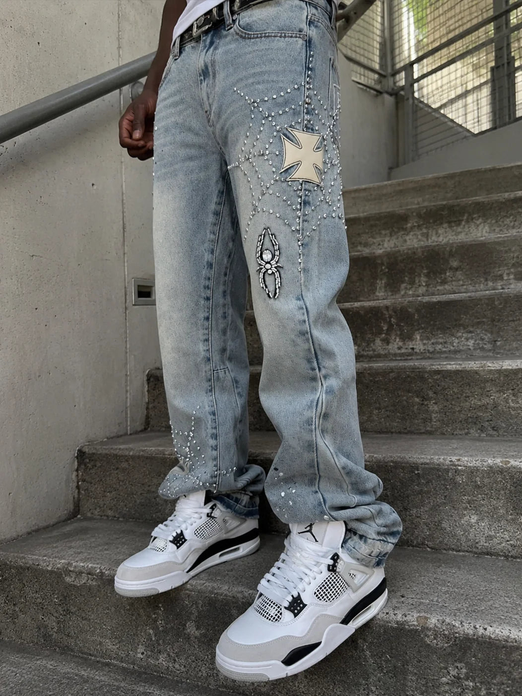 Spider Denim - Cream Wash
