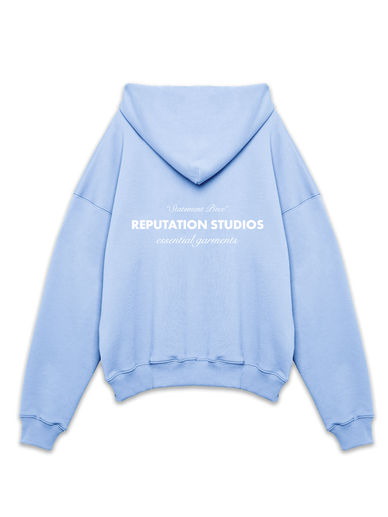 "Statement Piece" Hoodie - Uni Blue