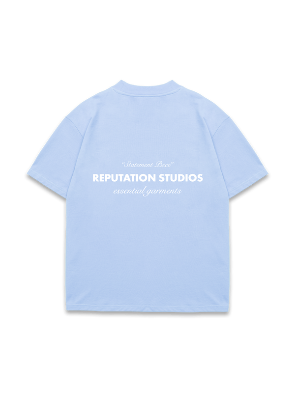 "Statement Piece" Tee - Baby Blue