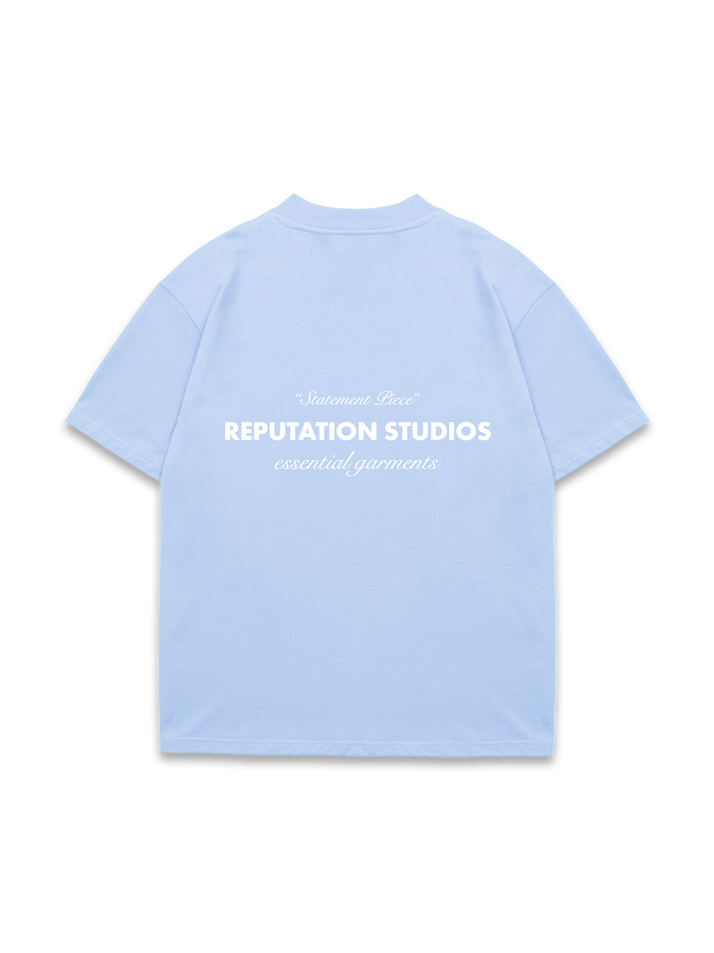 "Statement Piece" Tee - Baby Blue