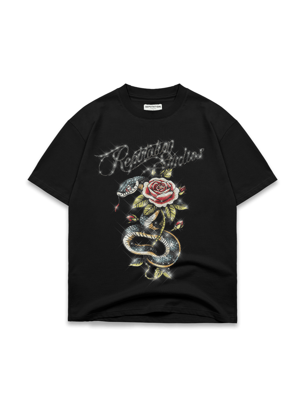 Venom Tears Rhinestone Tee - Reputation Studios