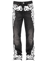 Versailles Flare Denim - Black