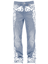 Versailles Flare Denim - Light Stone