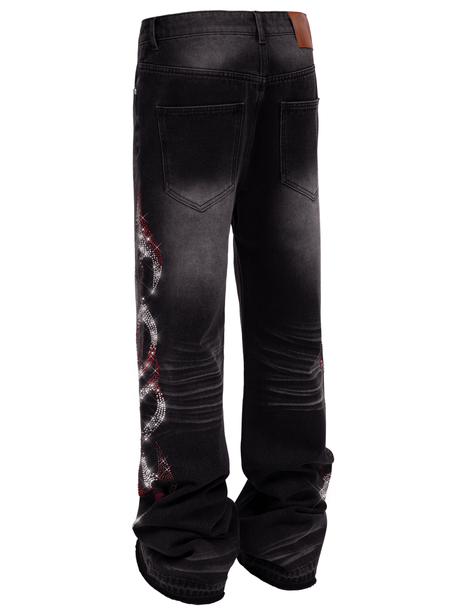 Viper Flames Denim - Black - Reputation Studios