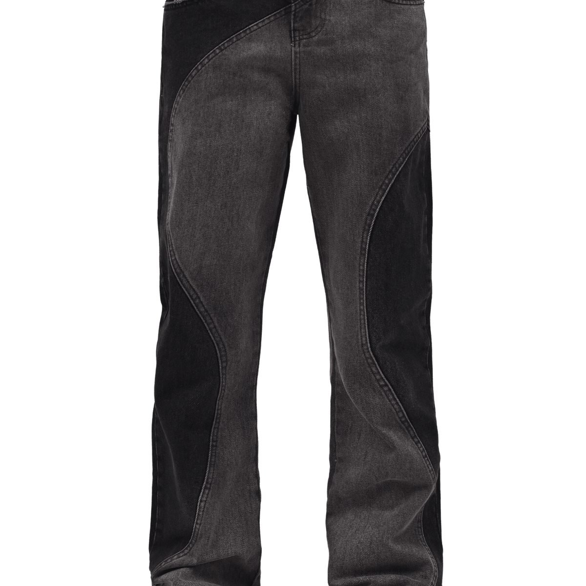 Wave Flare Denim - Black
