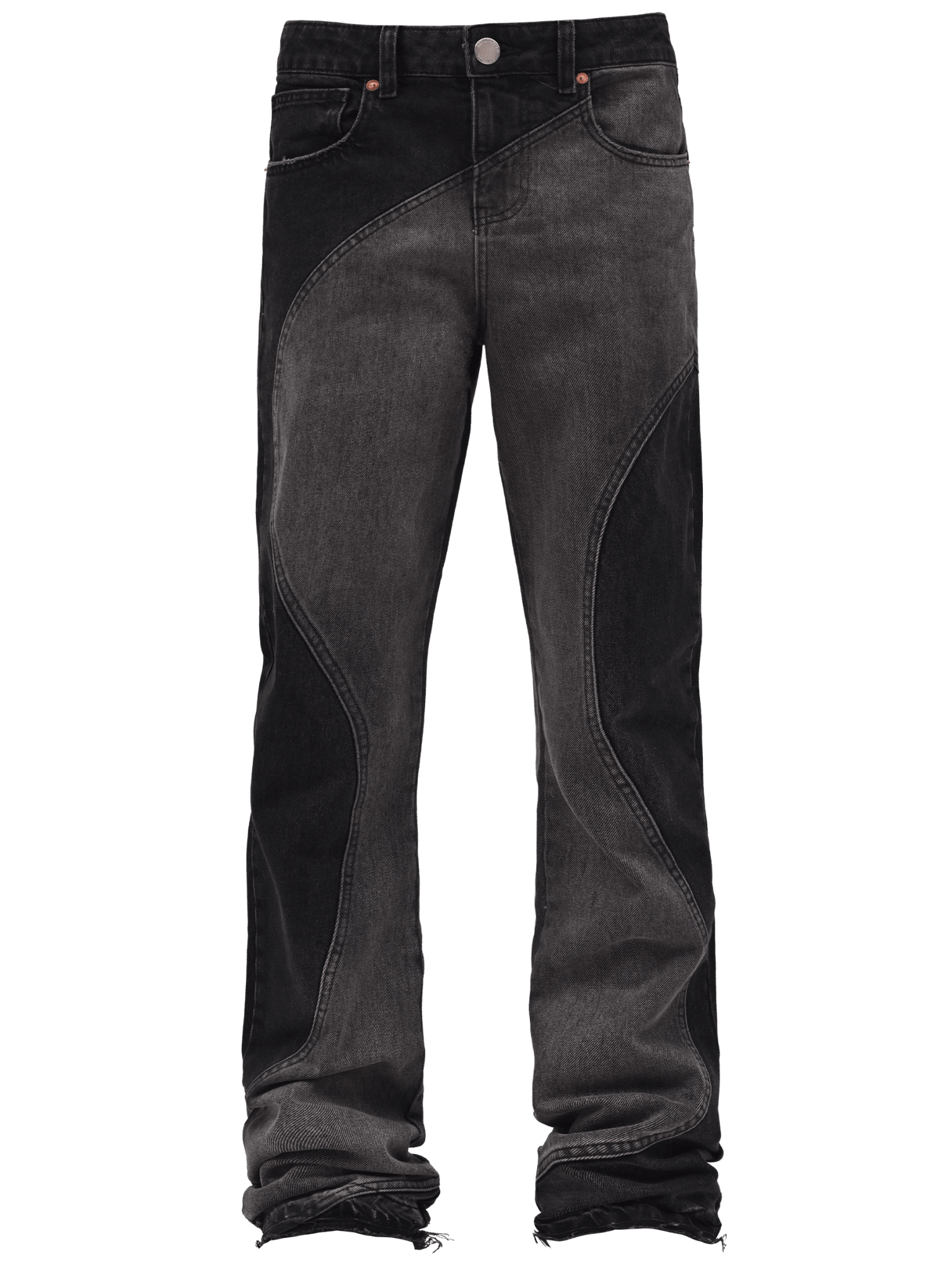 Wave Flare Denim - Black - Reputation Studios