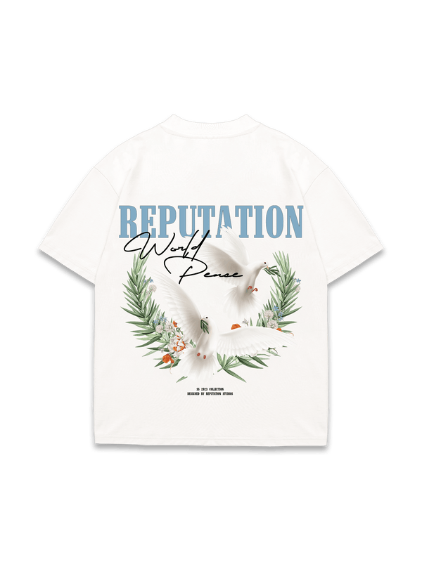 World Peace Graphic Tee - Off White