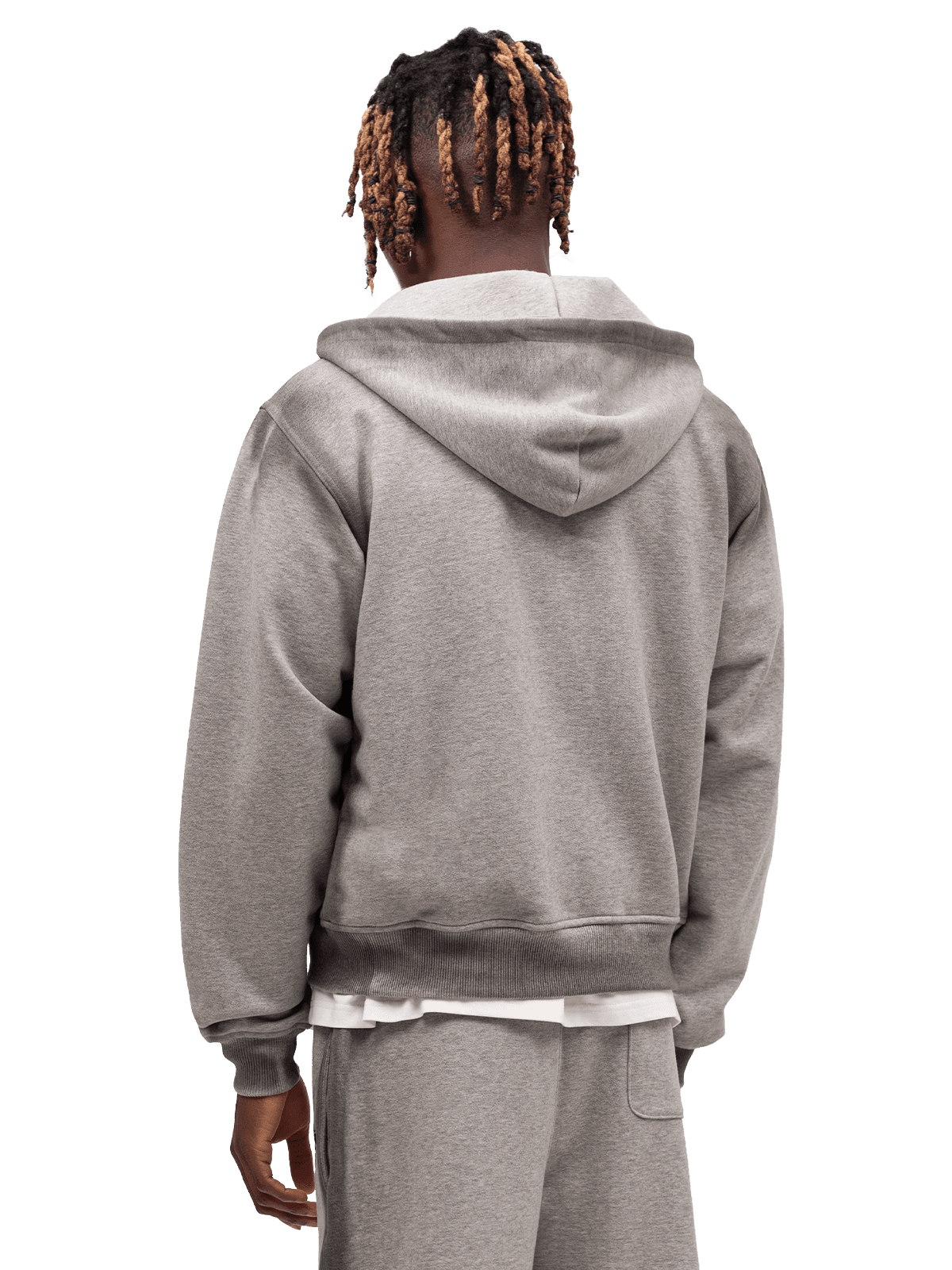 Y2K Zipper Hoodie - Heather Grey - Reputation Studios
