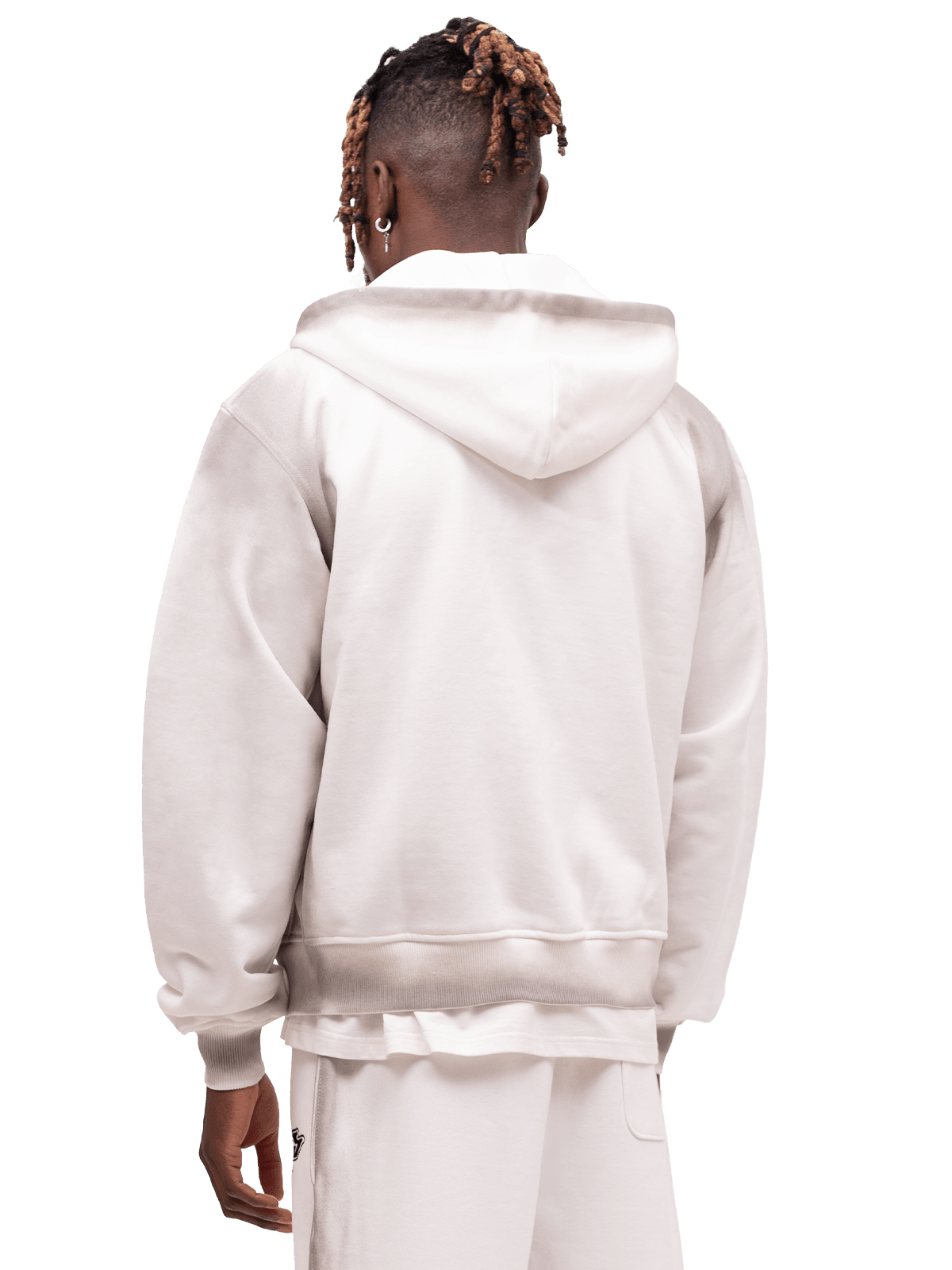 Y2K Zipper Hoodie - Pearl - Reputation Studios