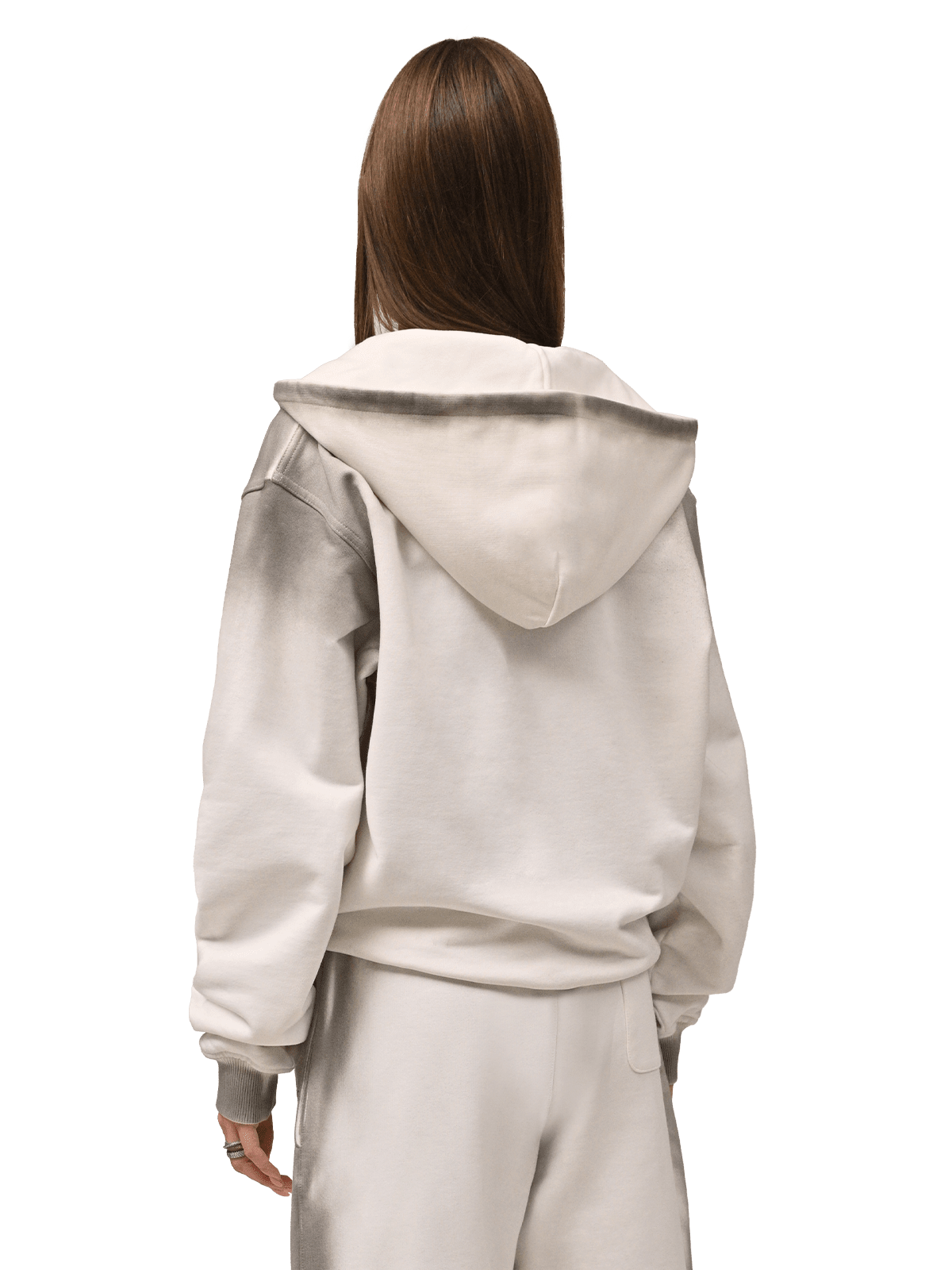 Y2K Zipper Hoodie - Pearl - Reputation Studios