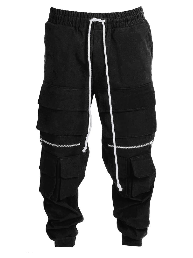Cargo Knee Zipper Pants