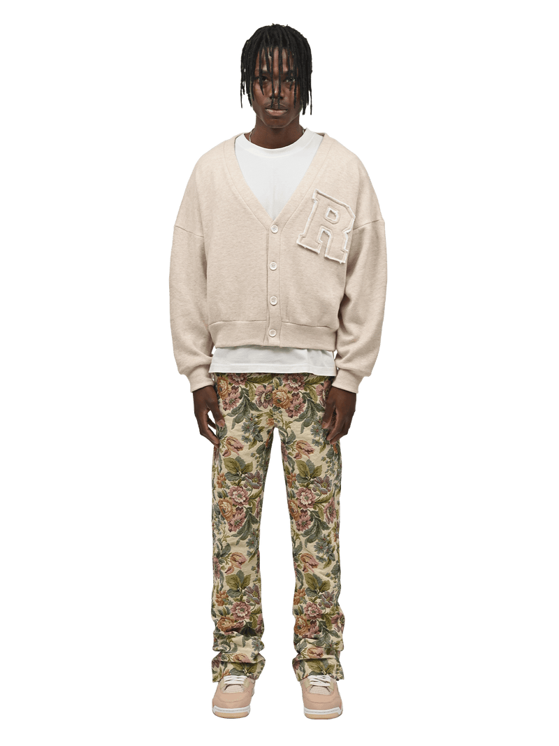 Flare Tapestry Pants - Floral
