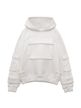 Multi Pocket Hoodie - Off-White