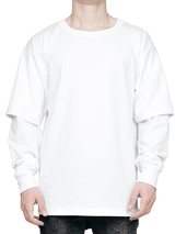 Layered Tee - White