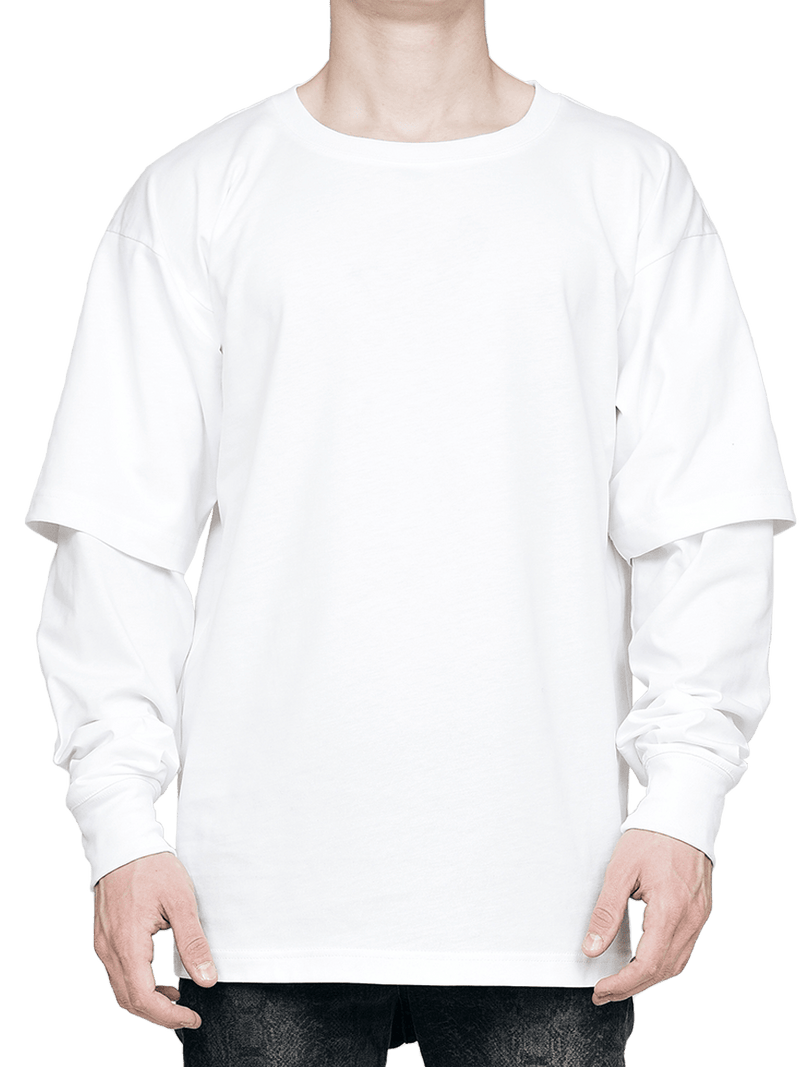 Layered Tee - White