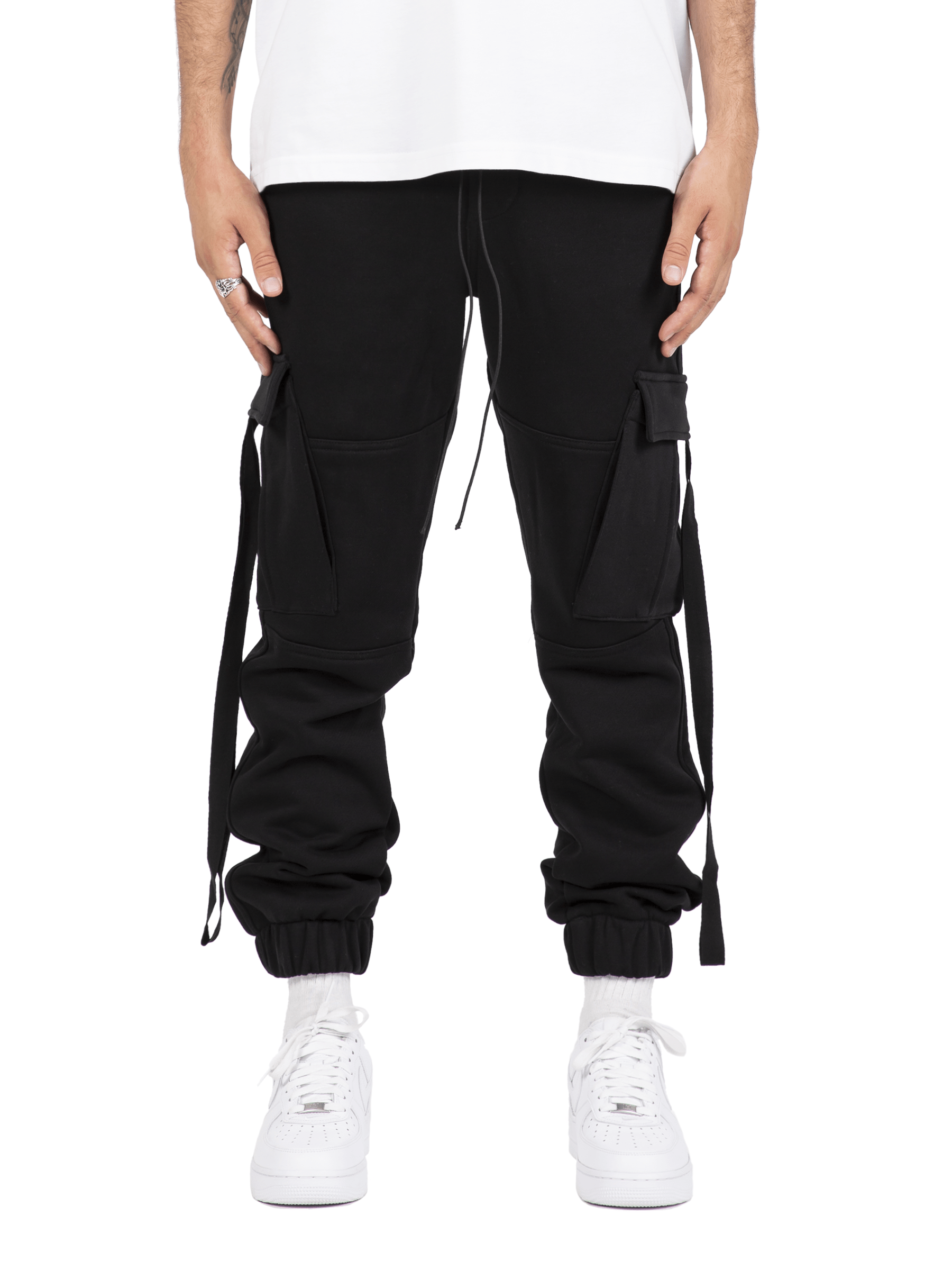 Lounge Cargo Pants - Black