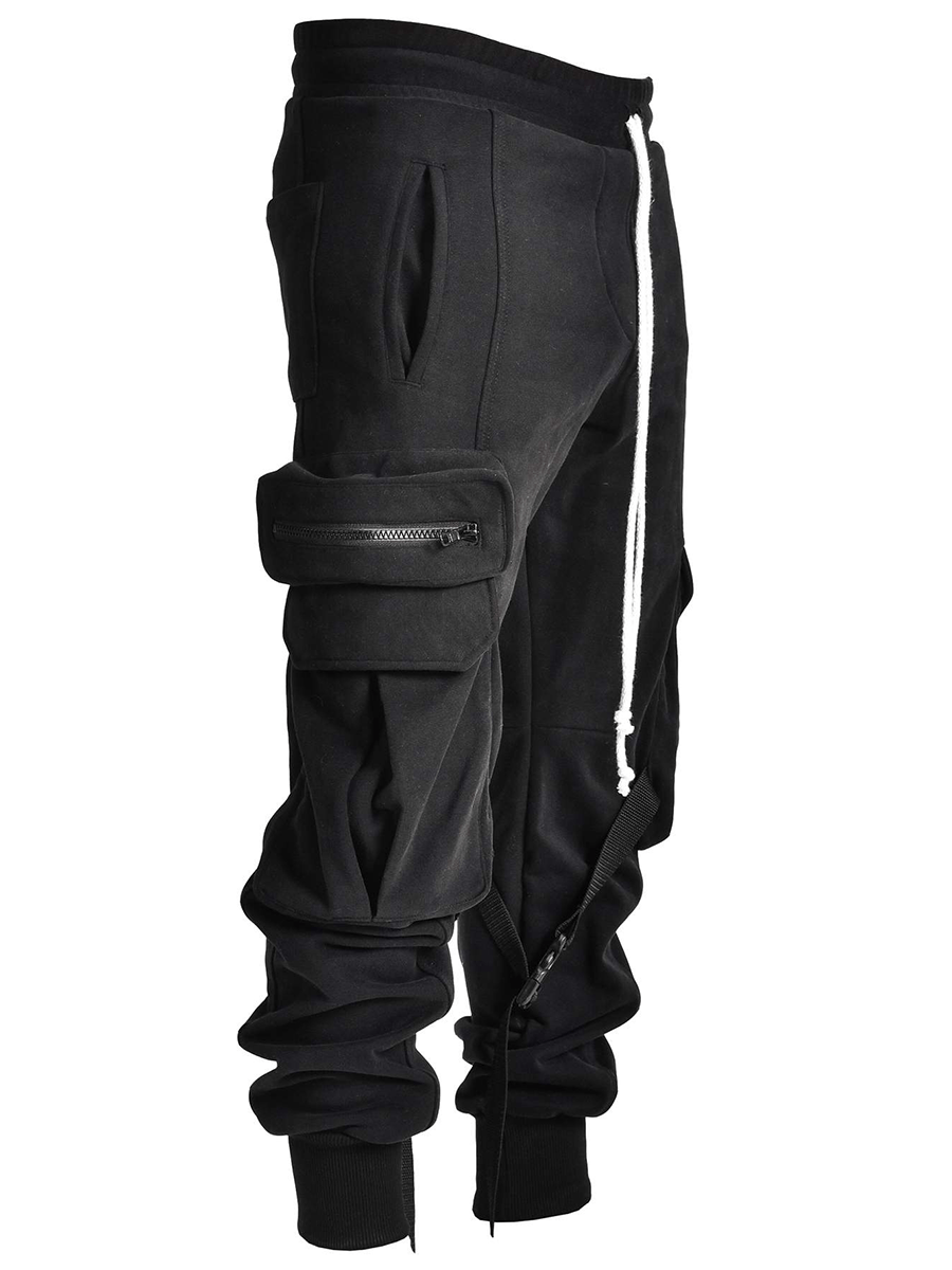 Cargo Sweatpants - Black - Reputation Studios