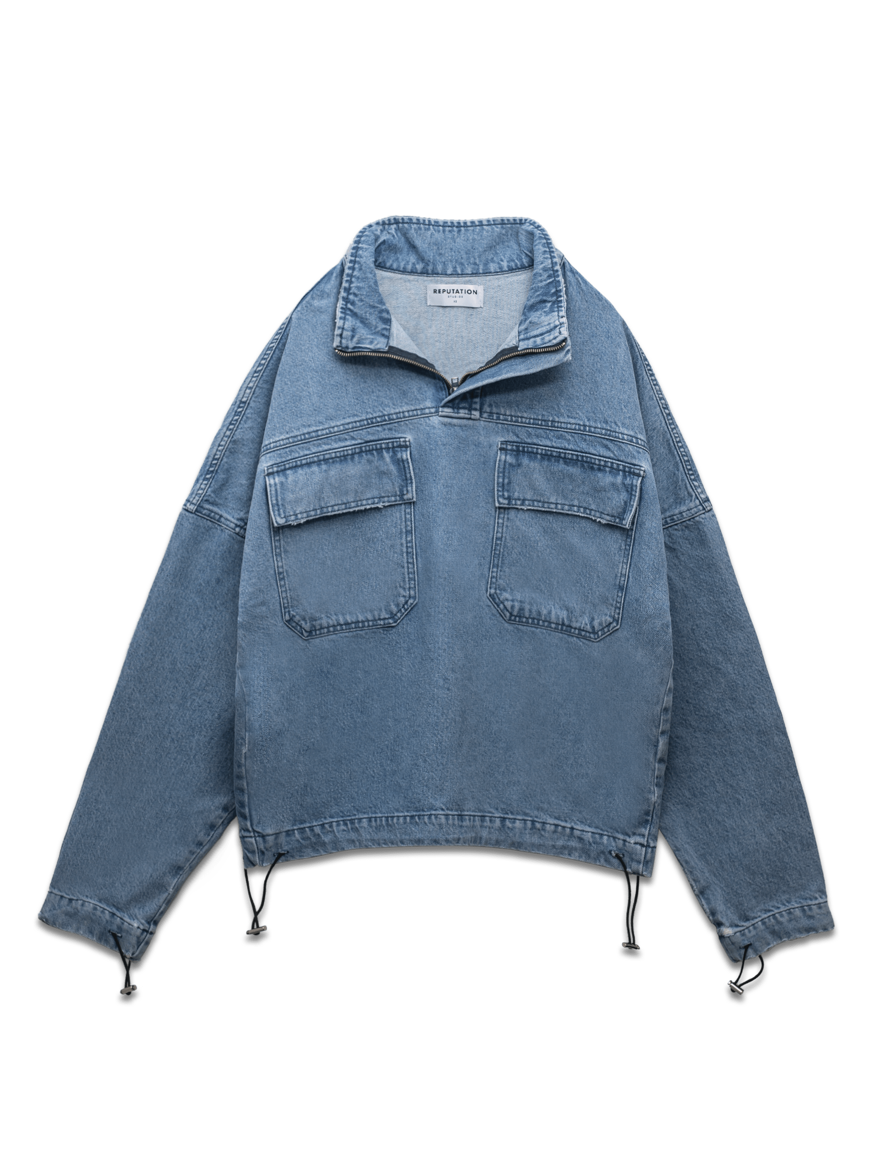 Denim Anorak - Light Wash