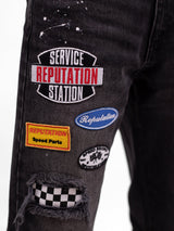 Racing Denim - Black