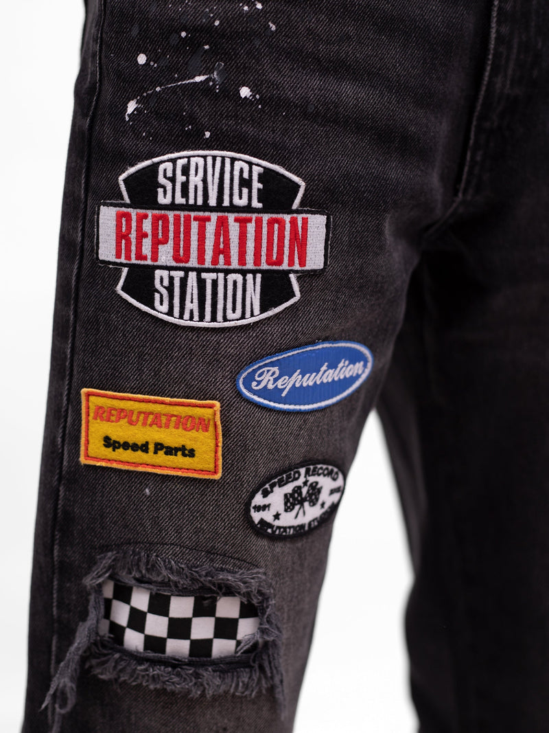 Racing Denim - Black