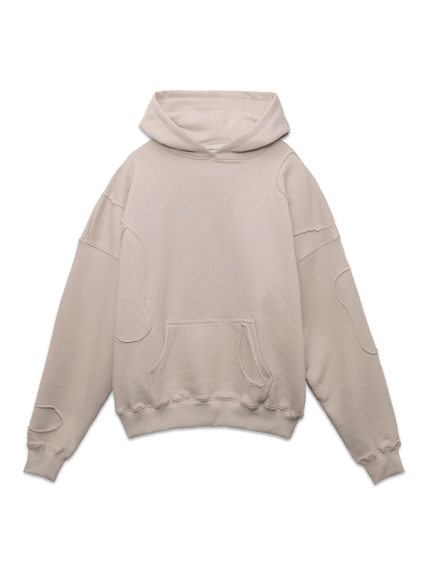 Repaired Hoodie - Beige
