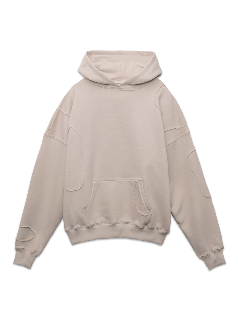 Repaired Hoodie - Beige