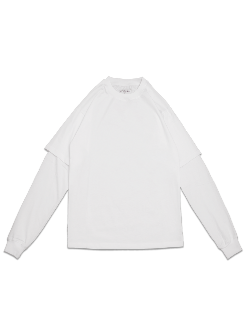 Layered Tee - White