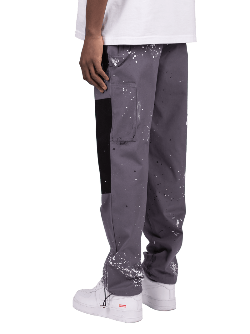 Splatter Industrial Pants - Grey