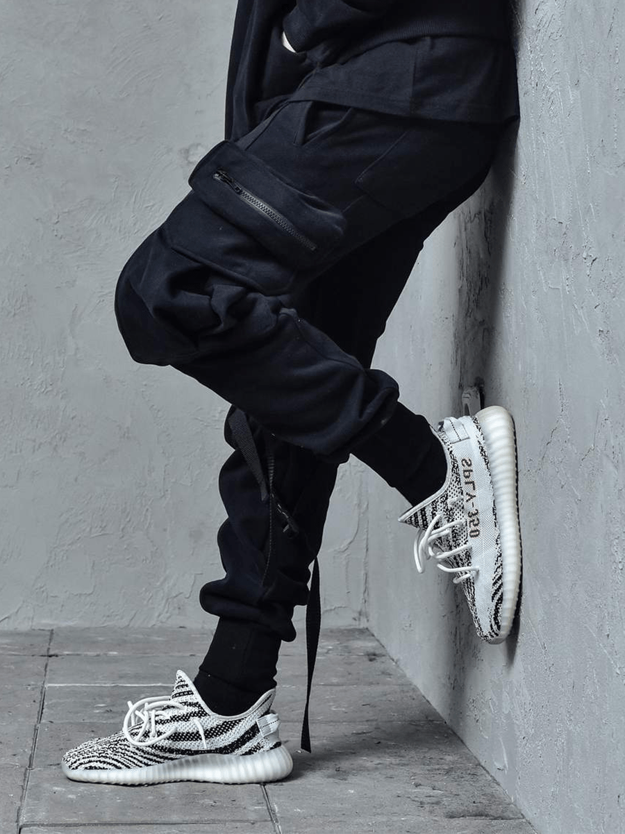 Cargo Sweatpants - Black - Reputation Studios