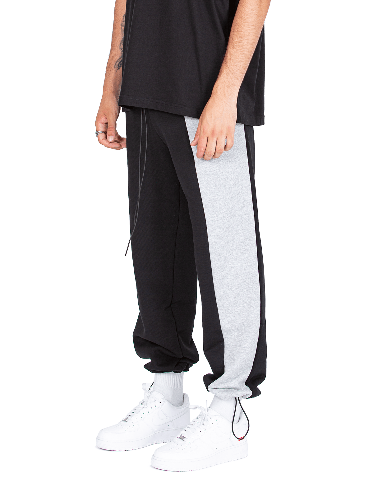 Half / Half Sweatpants - Black