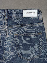 Vintage Bandana Denim - Cream Wash
