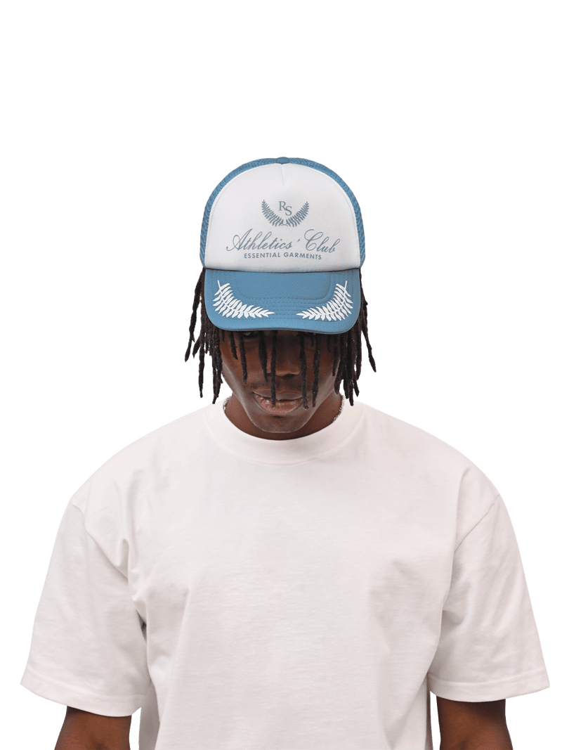 Athletic's Club Trucker Cap - Baby Blue