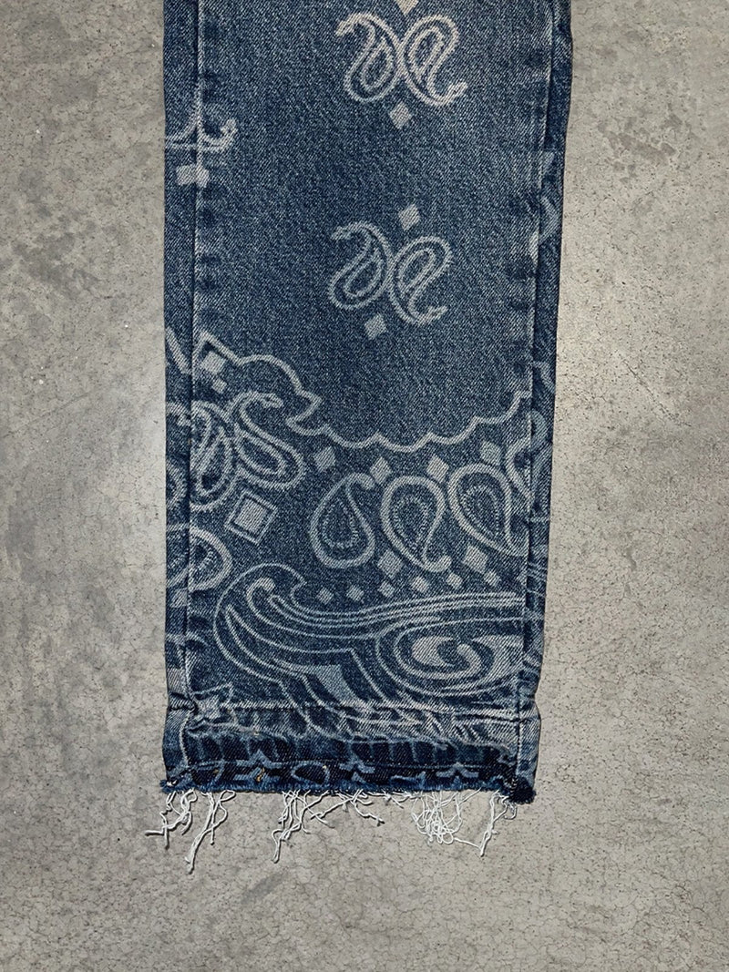Vintage Bandana Denim - Cream Wash