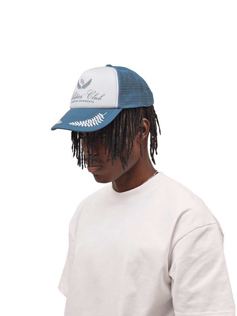 Athletic's Club Trucker Cap - Baby Blue