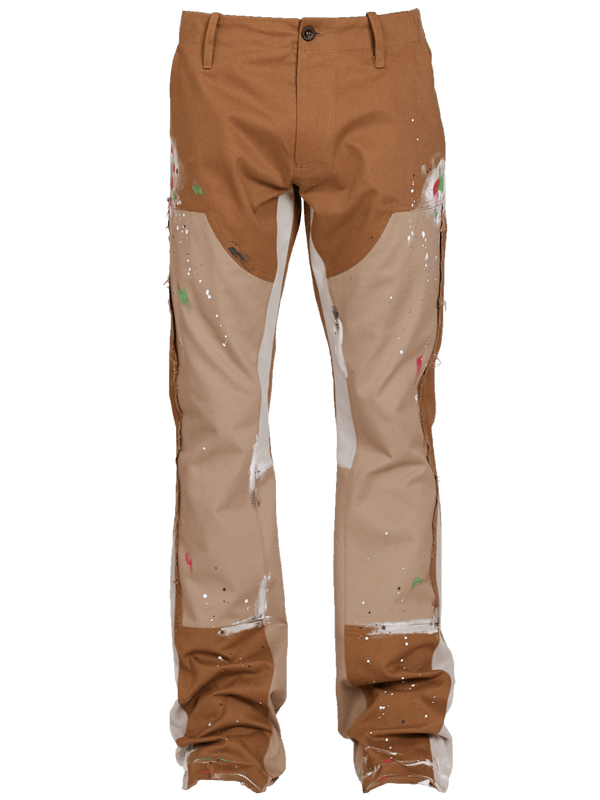 Flare Carpenter Pants - Rust