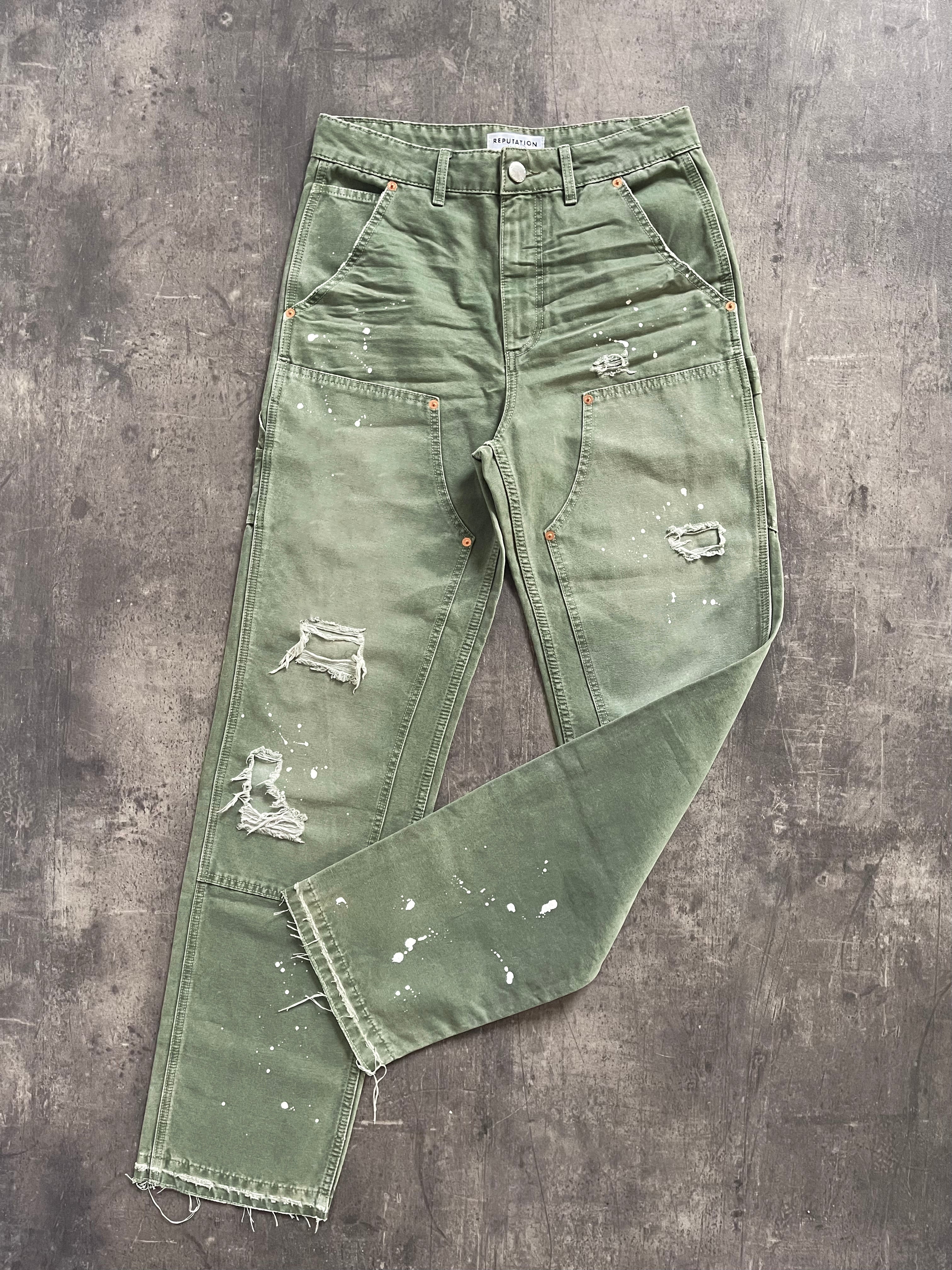 Carpenter Canvas Pants - Khaki