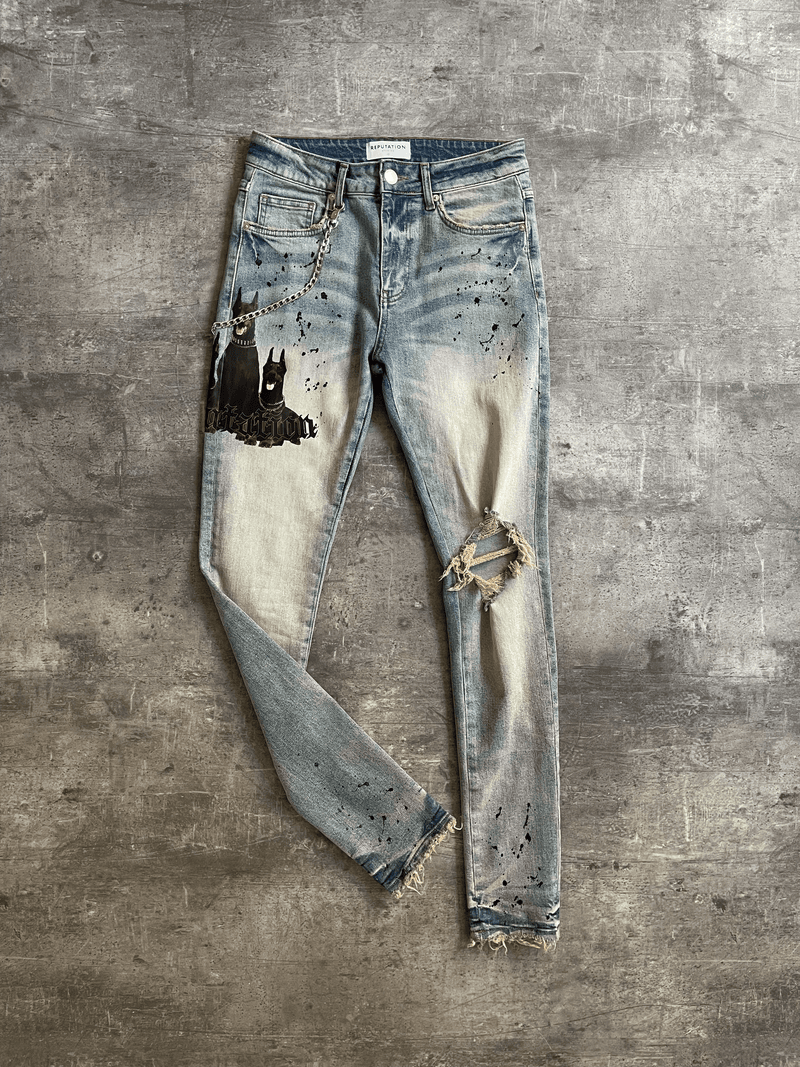 Doberman Denim - Cream Wash