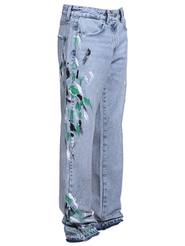 Relaxed Painter Denim - Green