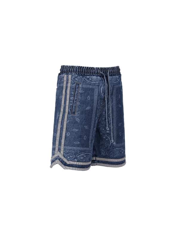 Basketball Denim Shorts - Vintage Blue