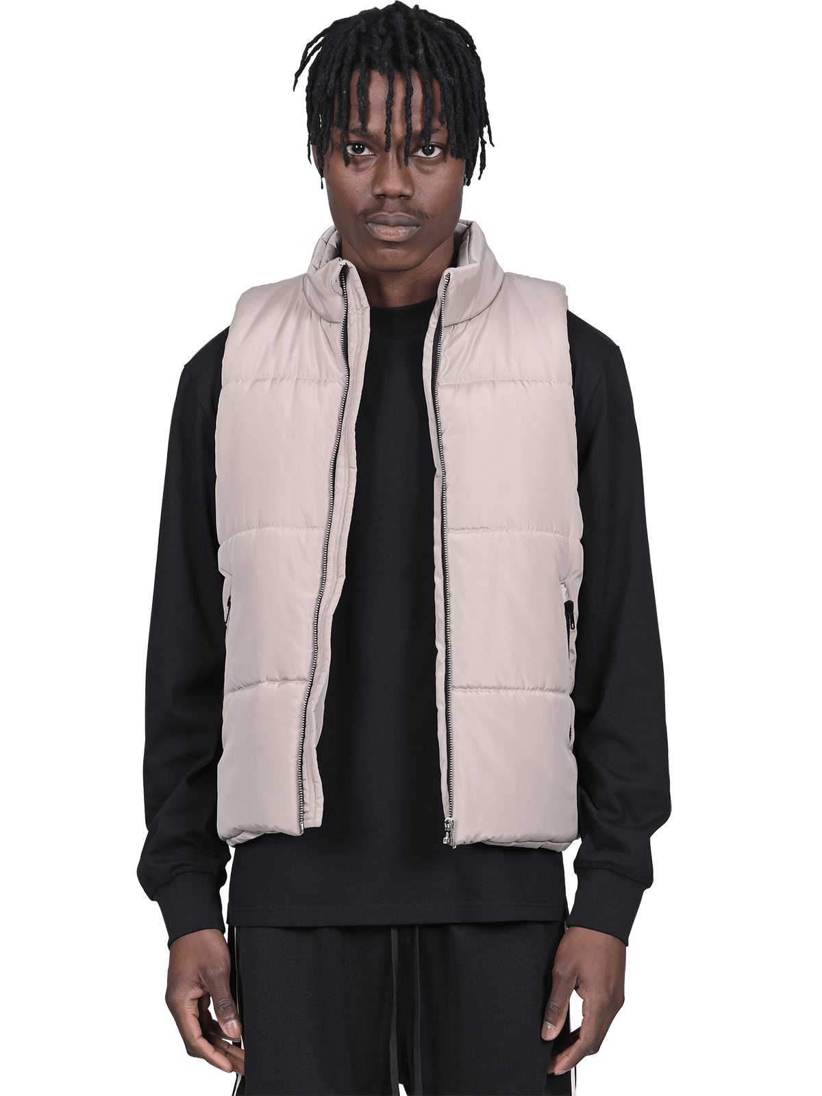 Puffer Gilet - Beige